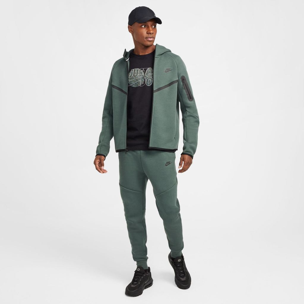 Nike Mens Tech Fleece Joggers - Green/Black