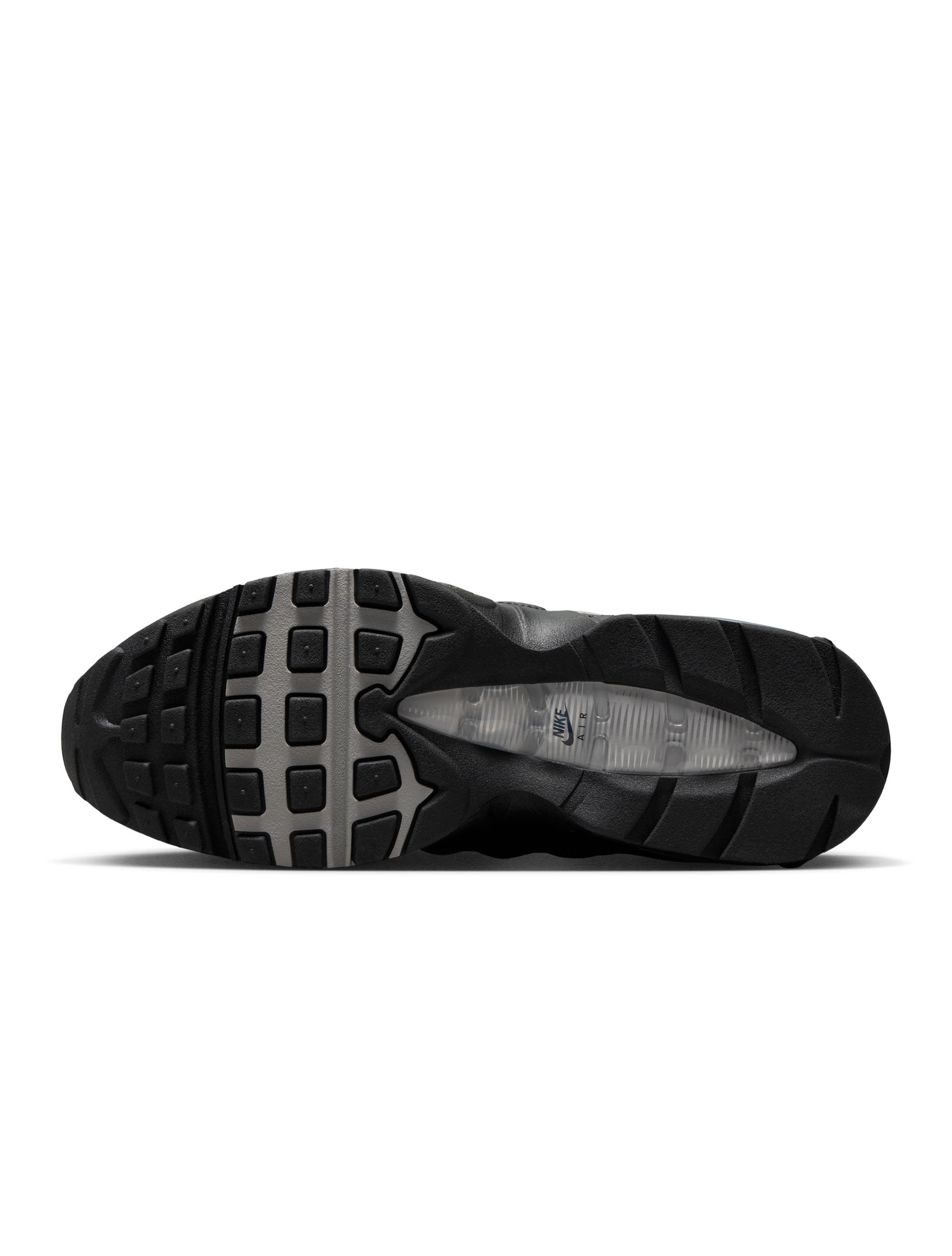 Nike Mens Air Max 95 "Big Bubble" - Black/Metallic Silver